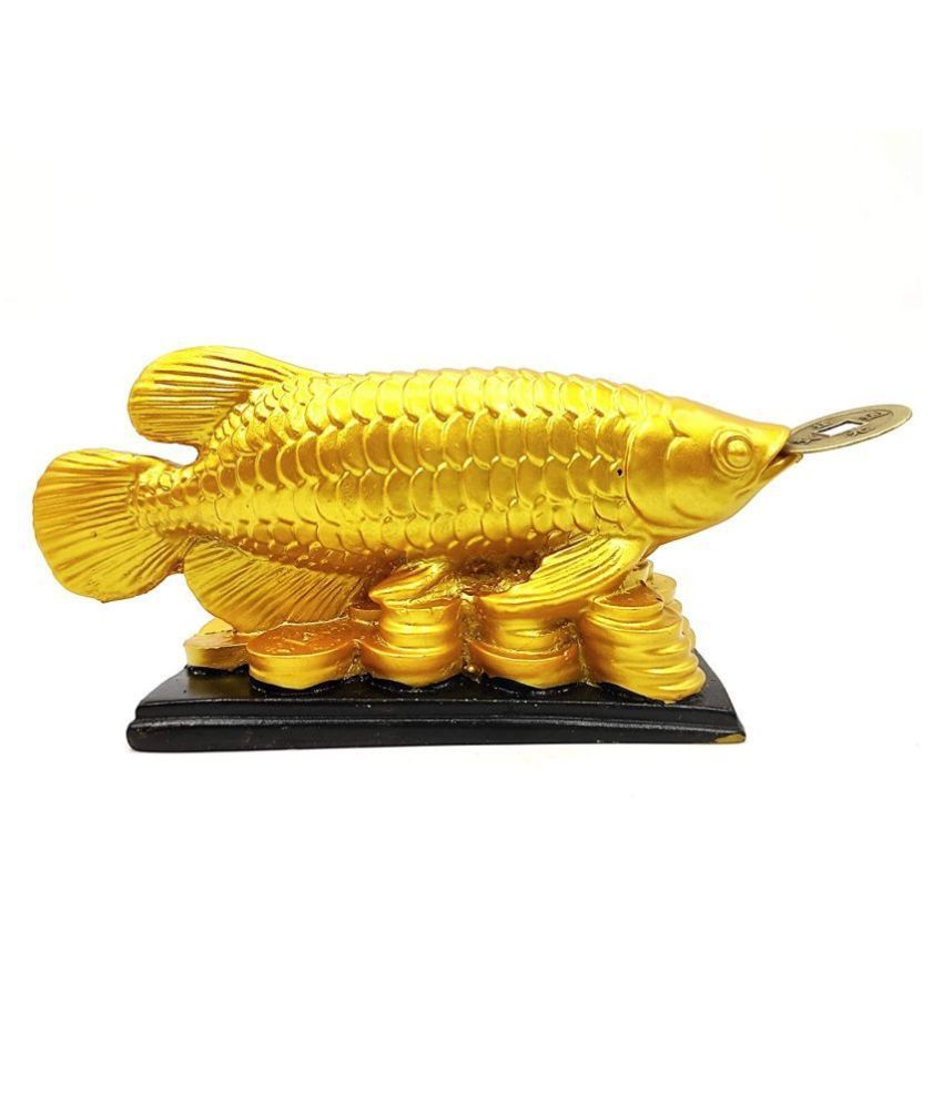     			Feng Shui Golden Arowana Fish Strong Wealth Symbol & Protects From Mishaps, Troubles