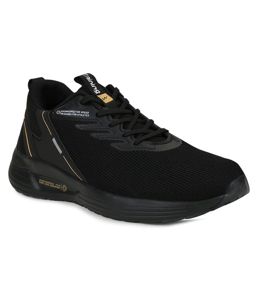     			Campus Zoom Black Running Shoes