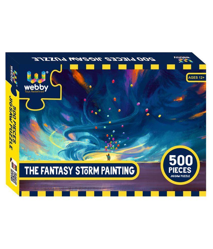     			Webby The Fantasy Storm Painting Cardboard Jigsaw Puzzle, 500 Pieces