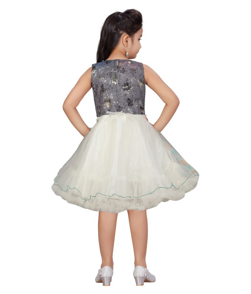 green colour party frocks