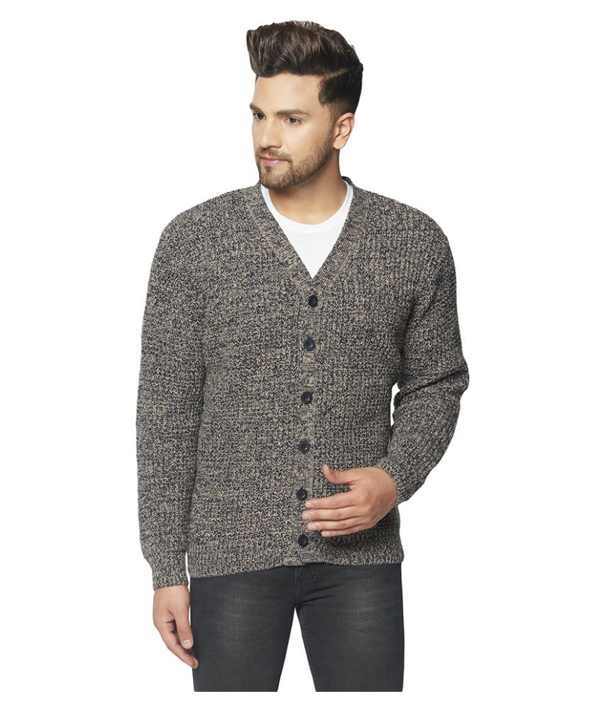 LASNAK Black V Neck Sweater - Buy LASNAK Black V Neck Sweater Online at ...