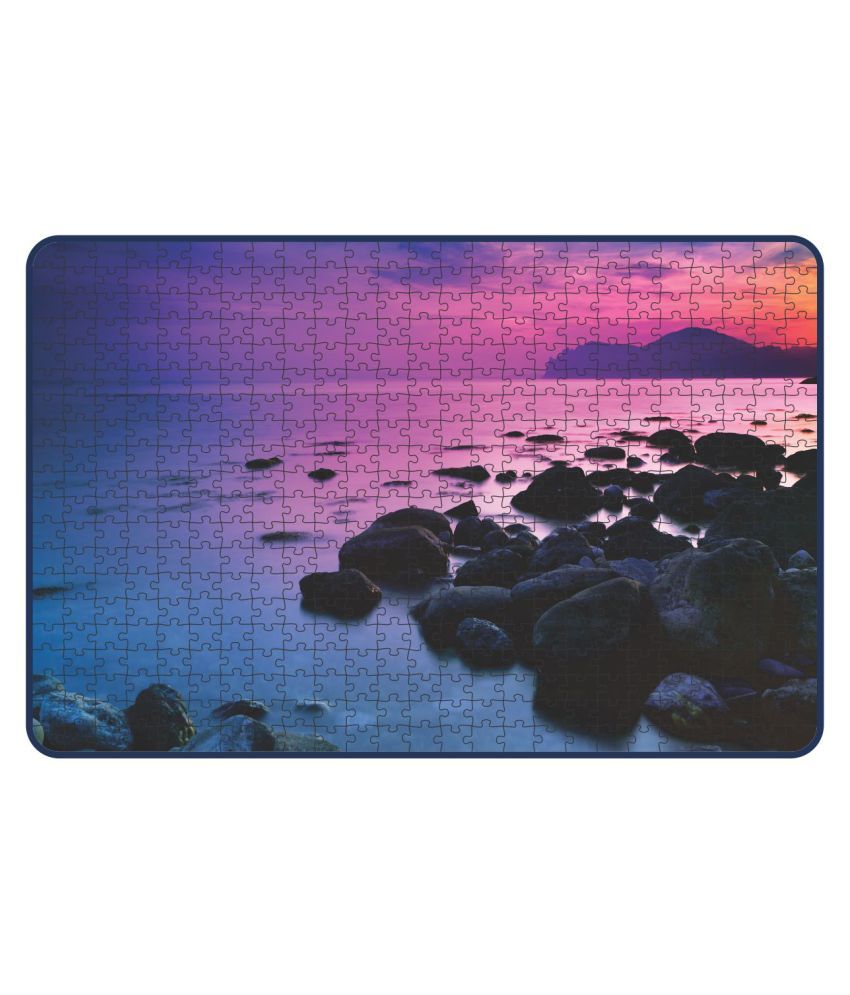     			Webby Sunset Over A Rocky Coast Wooden Jigsaw Puzzle, 500 Pieces