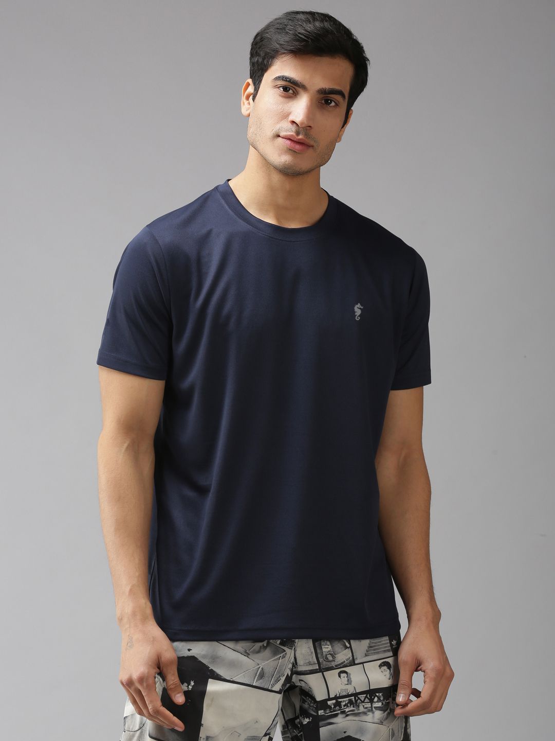     			EPPE - Navy Polyester Regular Fit Men's Sports T-Shirt ( Pack of 1 )