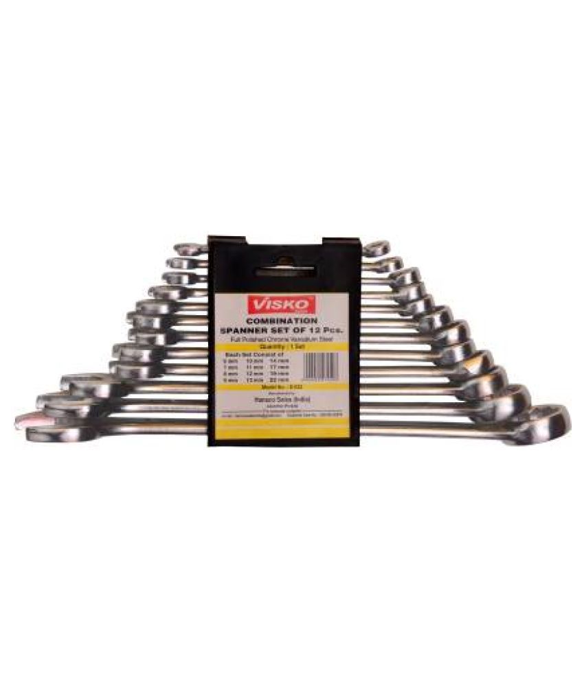 Buy VISKO S032 Recessed Panel Double Sided Combination Wrench (Set of