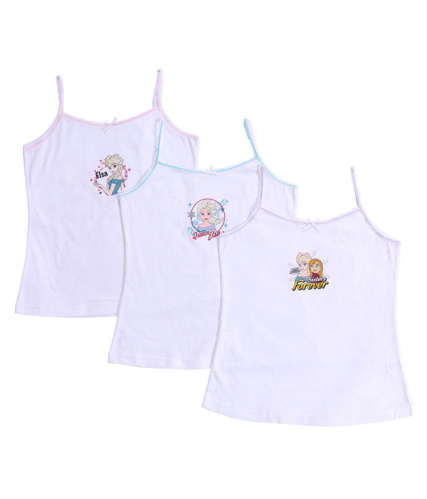     			Bodycare Kids Pack of 3 Girls 100% Cotton ( White )