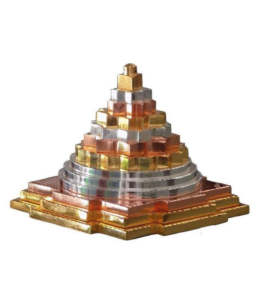     			Brass Shree Yantra for Home/Office (Gold Bronze Silver) multi meru shree yantra