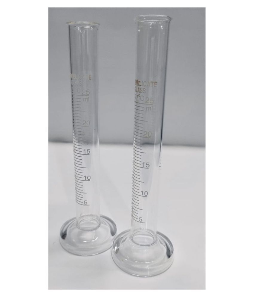     			LABOGENS MEASURING CYLINDER BOROSILICATE GLASS 25ML PACK OF 2 PC