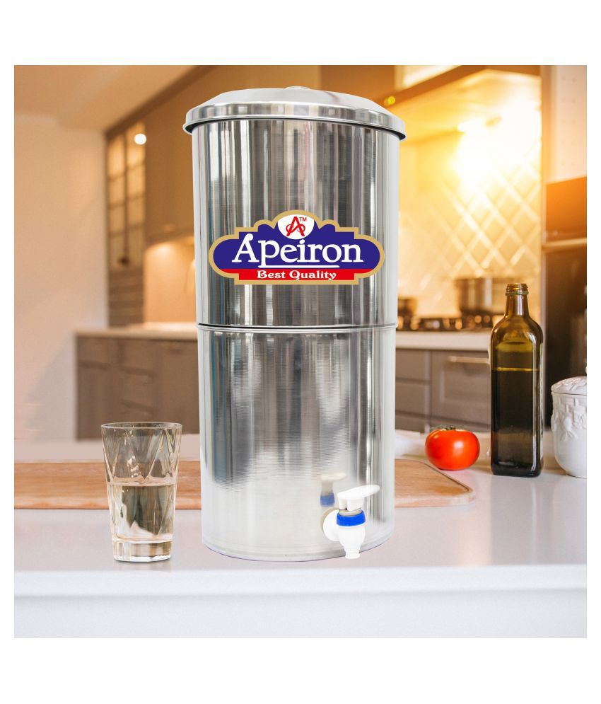     			Apeiron Water Filter 30ltr Stainless Steel Bottom Loading Water dispenser