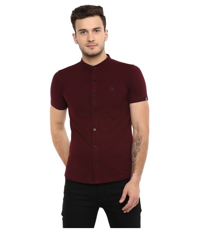     			Urbano Fashion 100 Percent Cotton Multi Shirt