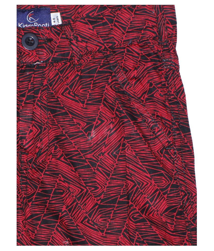 poplin knee length shorts