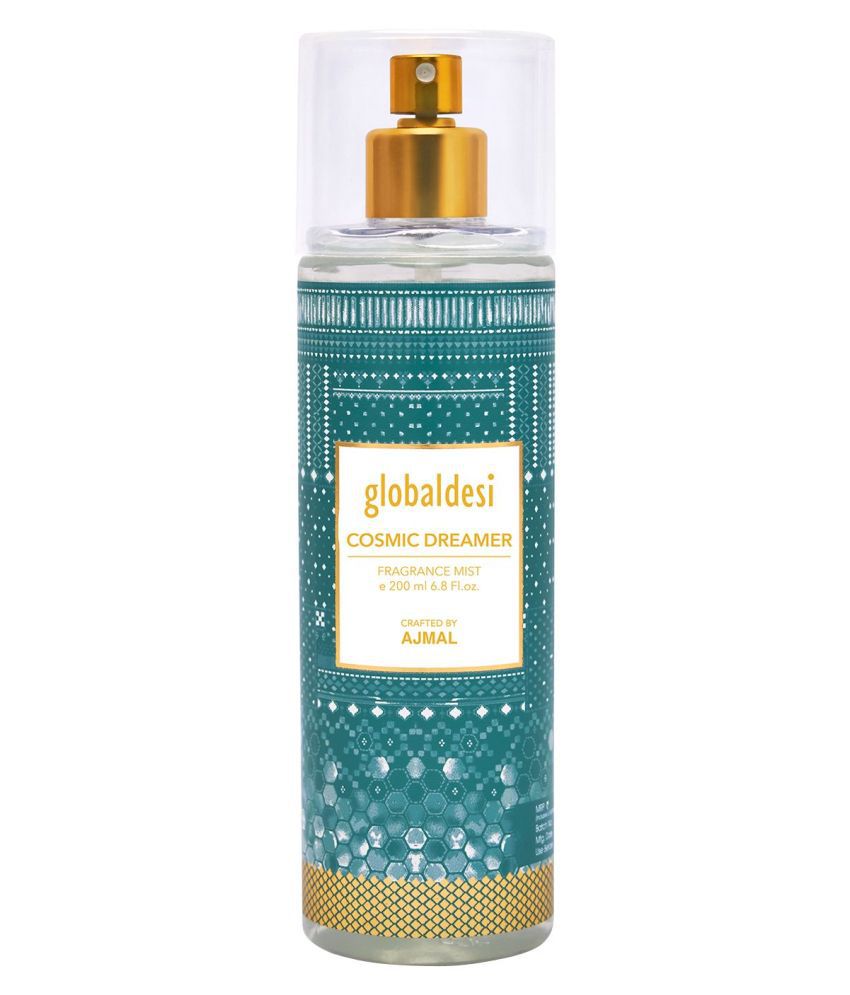     			Global Desi Cosmic Dreamer Body Mist 200ML for Women Crafted by Ajmal + 2 Parfum Testers
