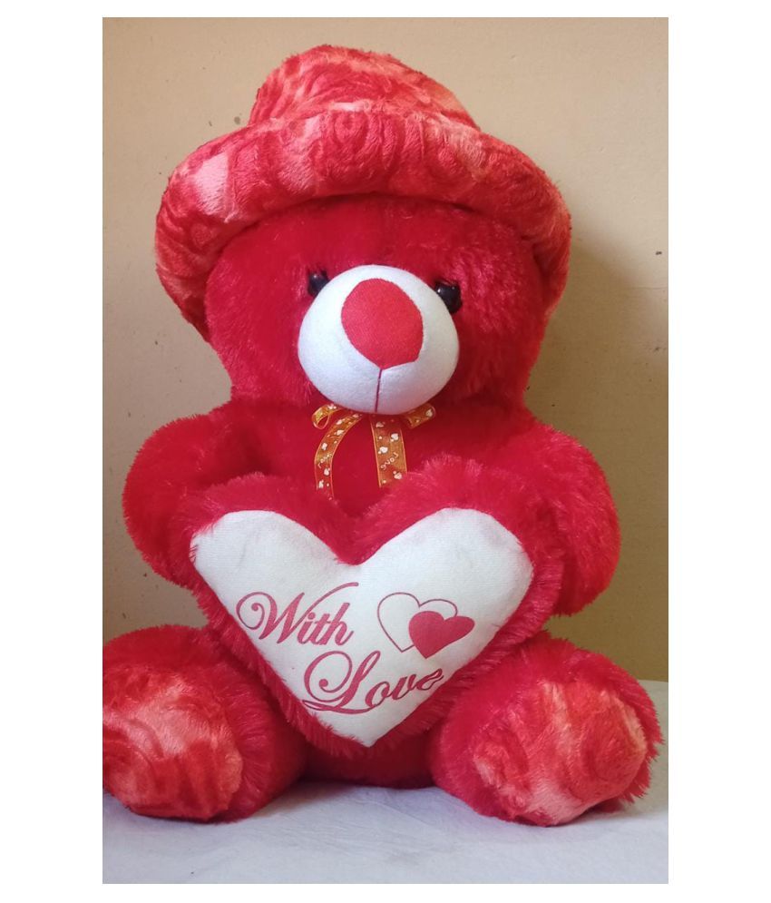red colour ka teddy bear