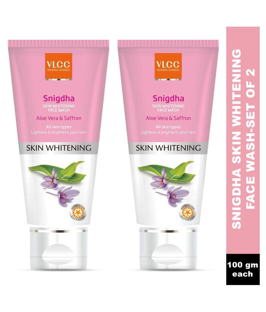 VLCC Snigdha Skin Whitening Face Wash (100g each) Pack of 2 Buy VLCC