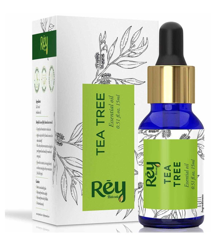 REY NATURALS - Tea Tree Essential Oil 15 mL (Pack of 1)