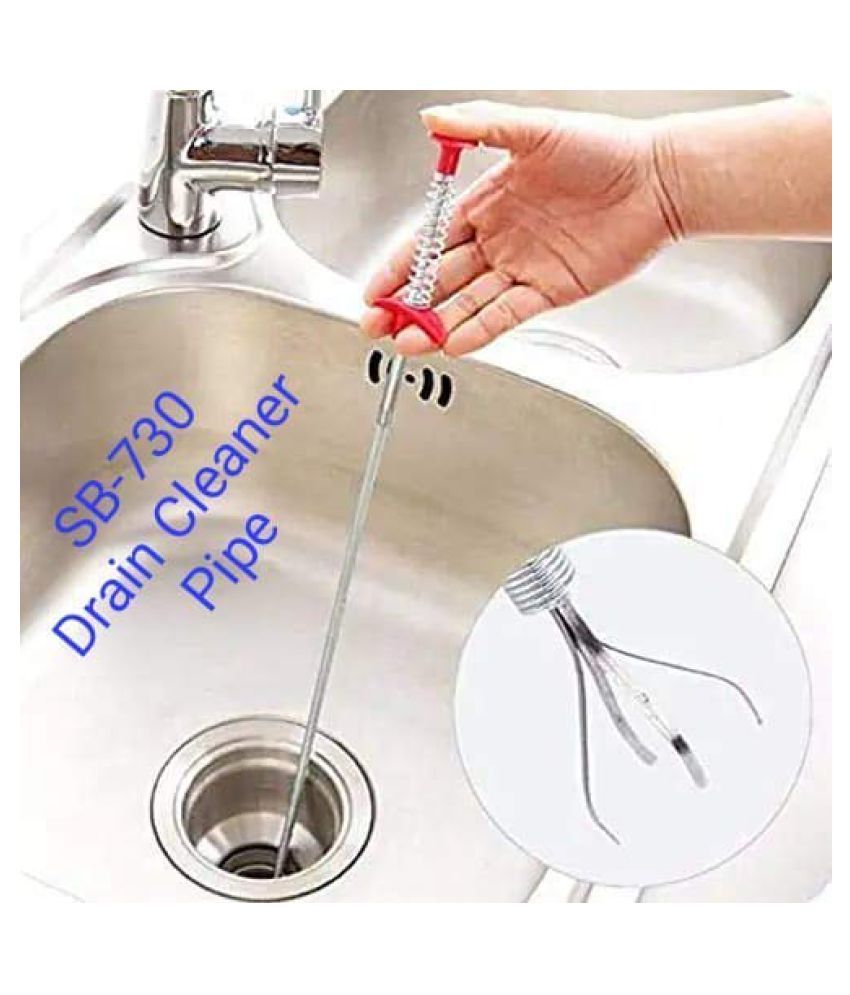     			Techblogers White Stainless Steel Drain Cleaner