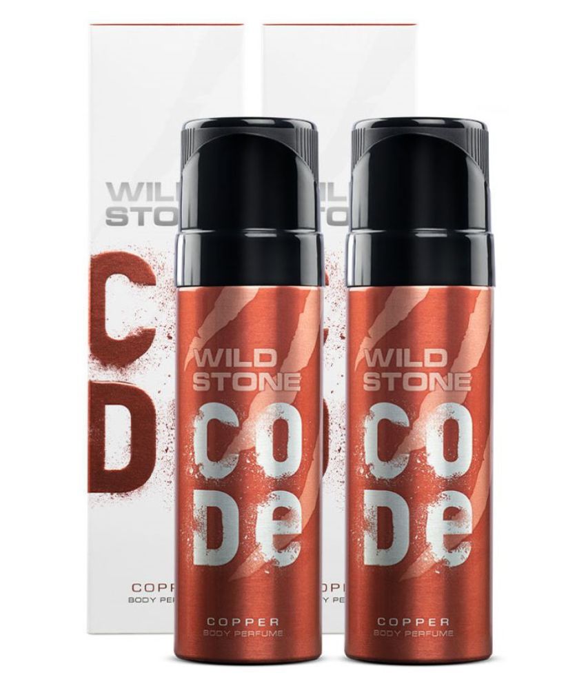     			Wild Stone Code Copper Combo Body Spray - For Men (300 ml, Pack of 2)