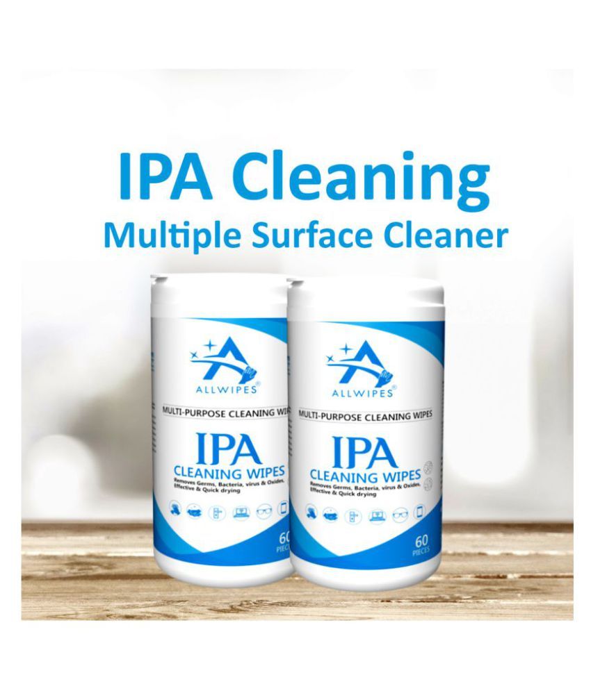 ALLWIPES IPA Multipurpose Cleaning Dirt, Germs, Bacteria and Viruses