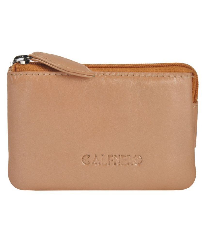    			Calfnero Genuine Leather Key Case cum Coin Wallet