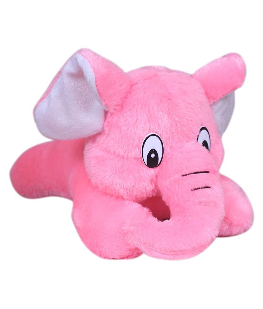     			Tickles Elephant Stuffed Animals Soft Plush Toy for Boys Girls Kids (Color: Pink Size: 28 cm Made in India)