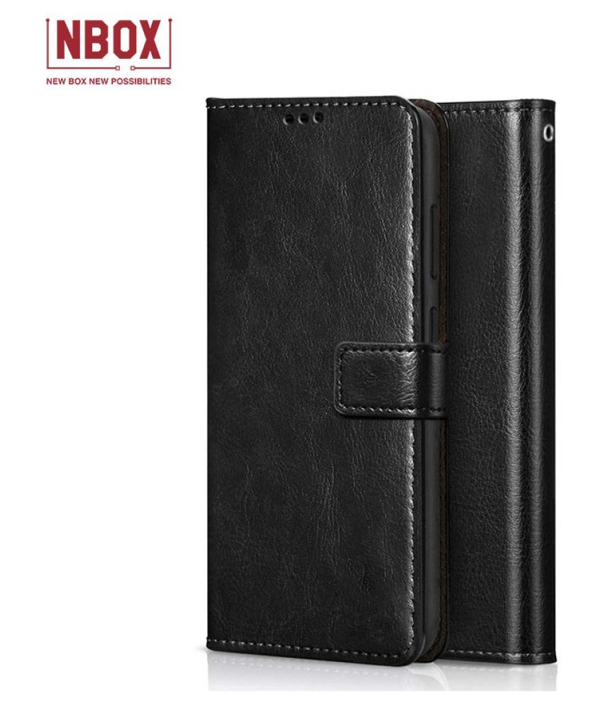 Lenovo K8 Plus Flip Mobile Cover by NBOX Black