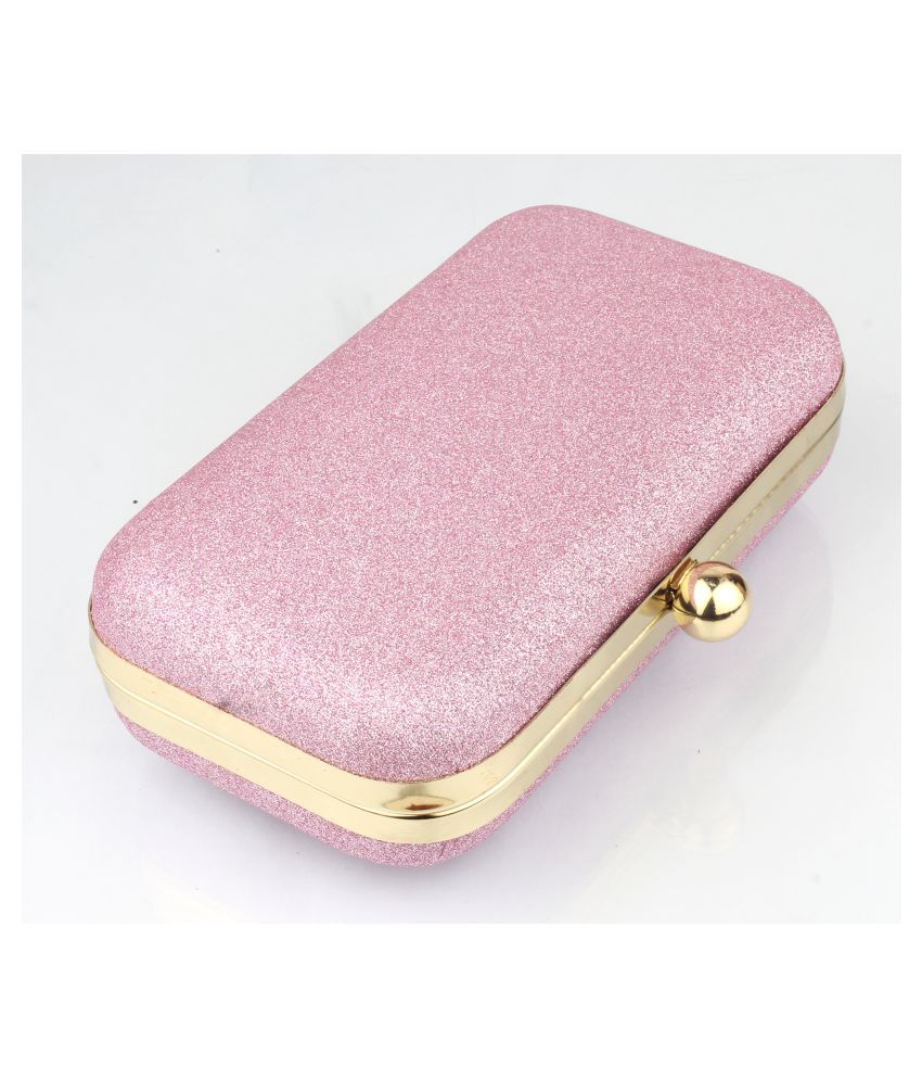 raspberry pink clutch bag