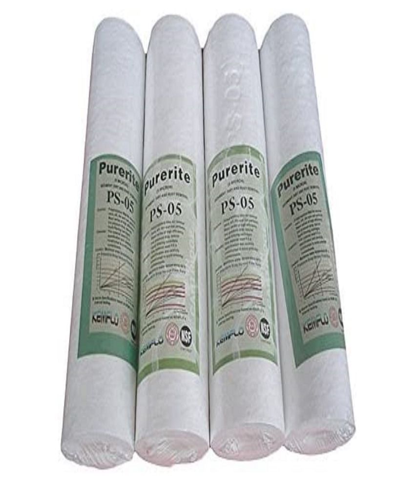     			Spun Filter for Ro Purifiers (4 Piece, White)