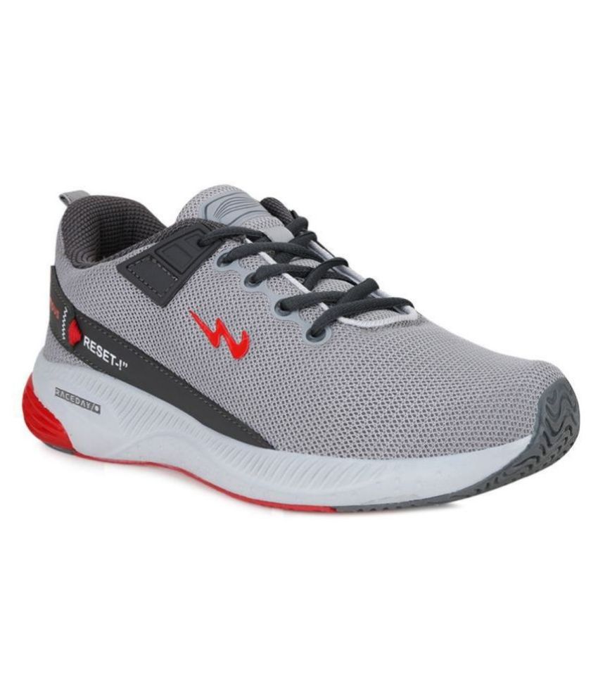     			Campus REFRESH PRO Grey Men's Sports Running Shoes