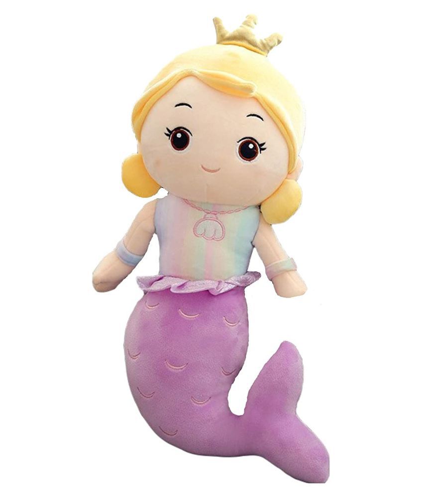     			Tickles Mermaid Soft Doll Stuffed Plush Toy for Kids Girls Birthday Gifts Decoration (Size: 30 cm) (Purple, 30 cm)