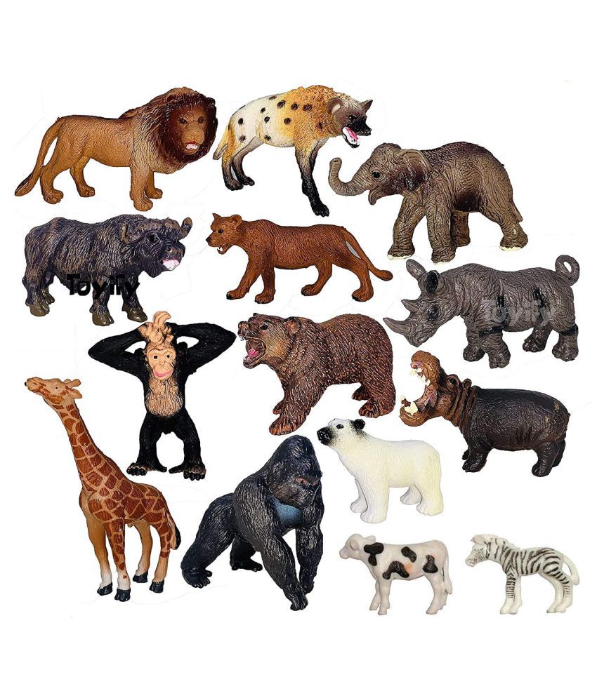 10 Mix Wild Animals large size Toy Set for Children Early Education Home  Gift for Kids Toddlers - Buy 10 Mix Wild Animals large size Toy Set for  Children Early Education Home