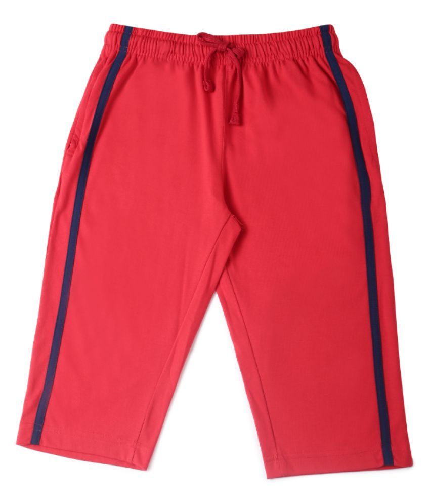     			Dollar Pack of 1 Cotton Blend Shorts For Boys ( Dark Red )