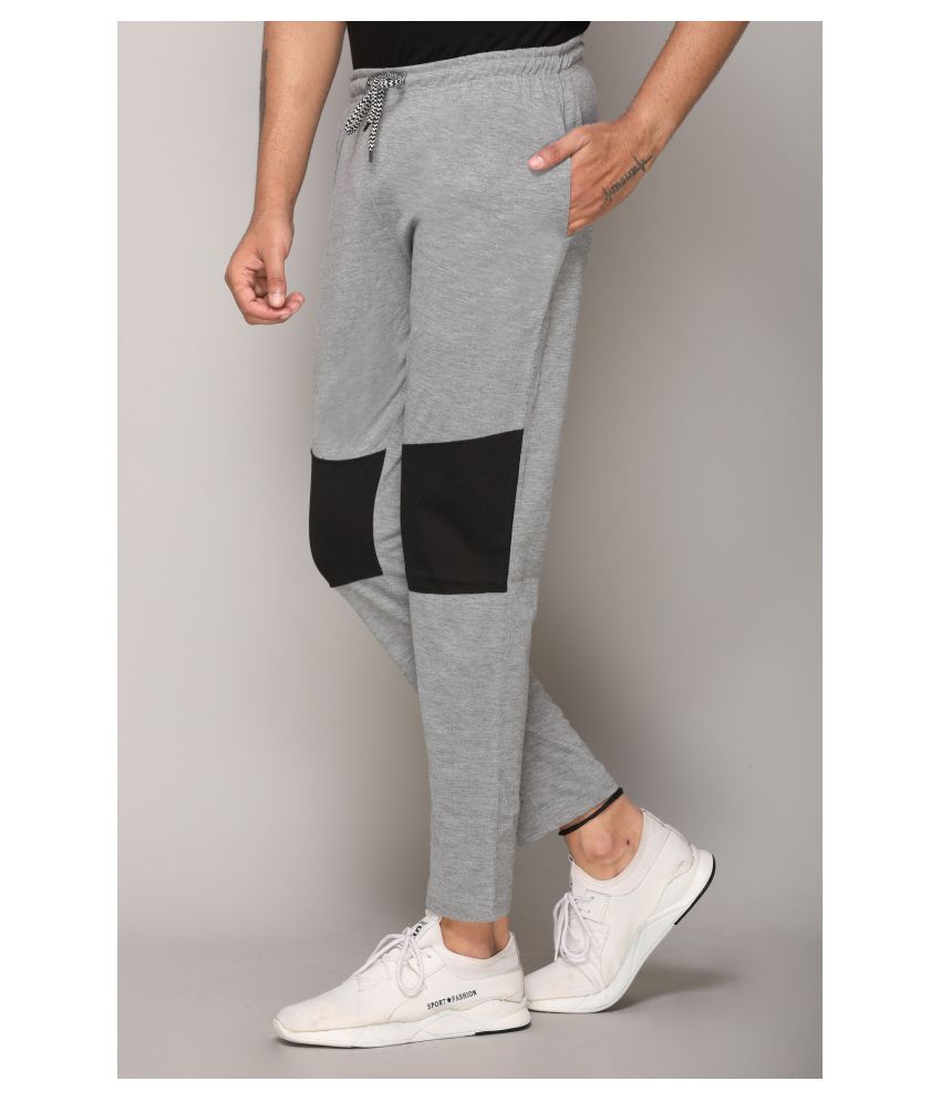 dark grey track pants