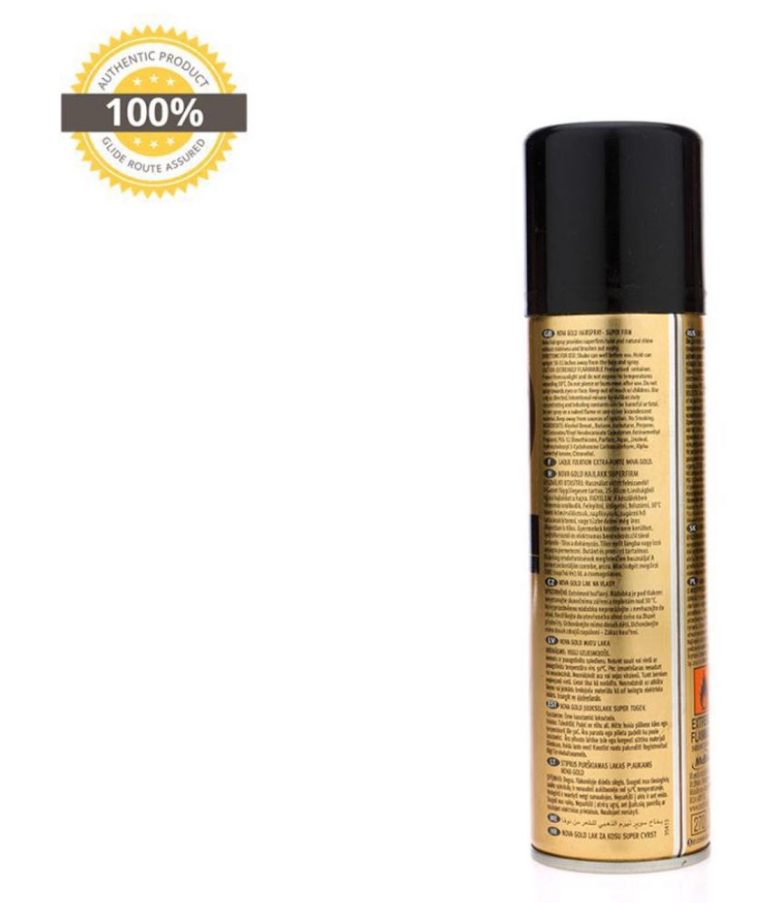 Lenon NOVA Gold Professional Super Firm Hold long lasting and natural shine Hair  Sprays 200 mL: Buy Lenon NOVA Gold Professional Super Firm Hold long  lasting and natural shine Hair Sprays 200
