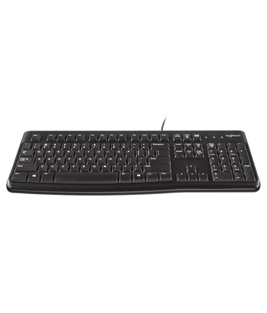 Logitech MK120 Black USB Wired Keyboard Mouse Combo - Buy Logitech ...