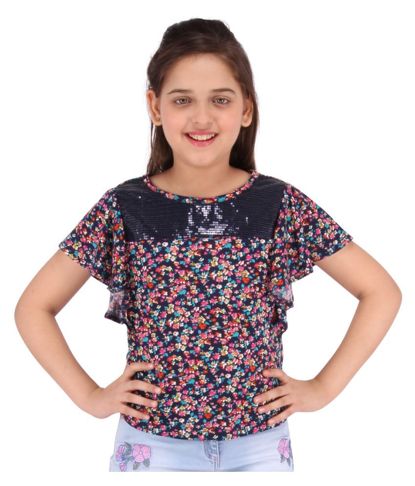     			Smart Casual Floral Printed Top