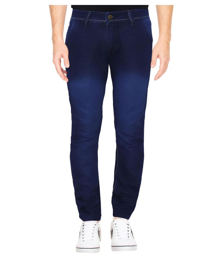     			Urban Legends Blue Regular Fit Jeans