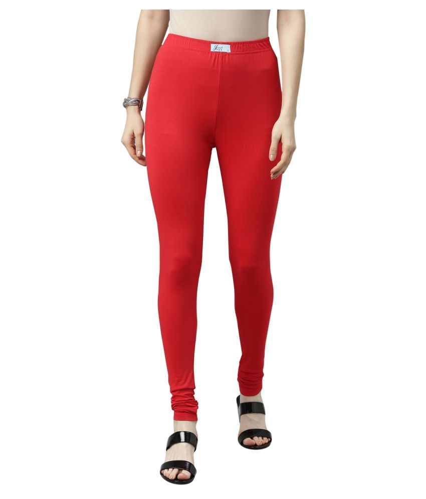     			Jcss - Red Lycra Women's Leggings ( Pack of 1 )