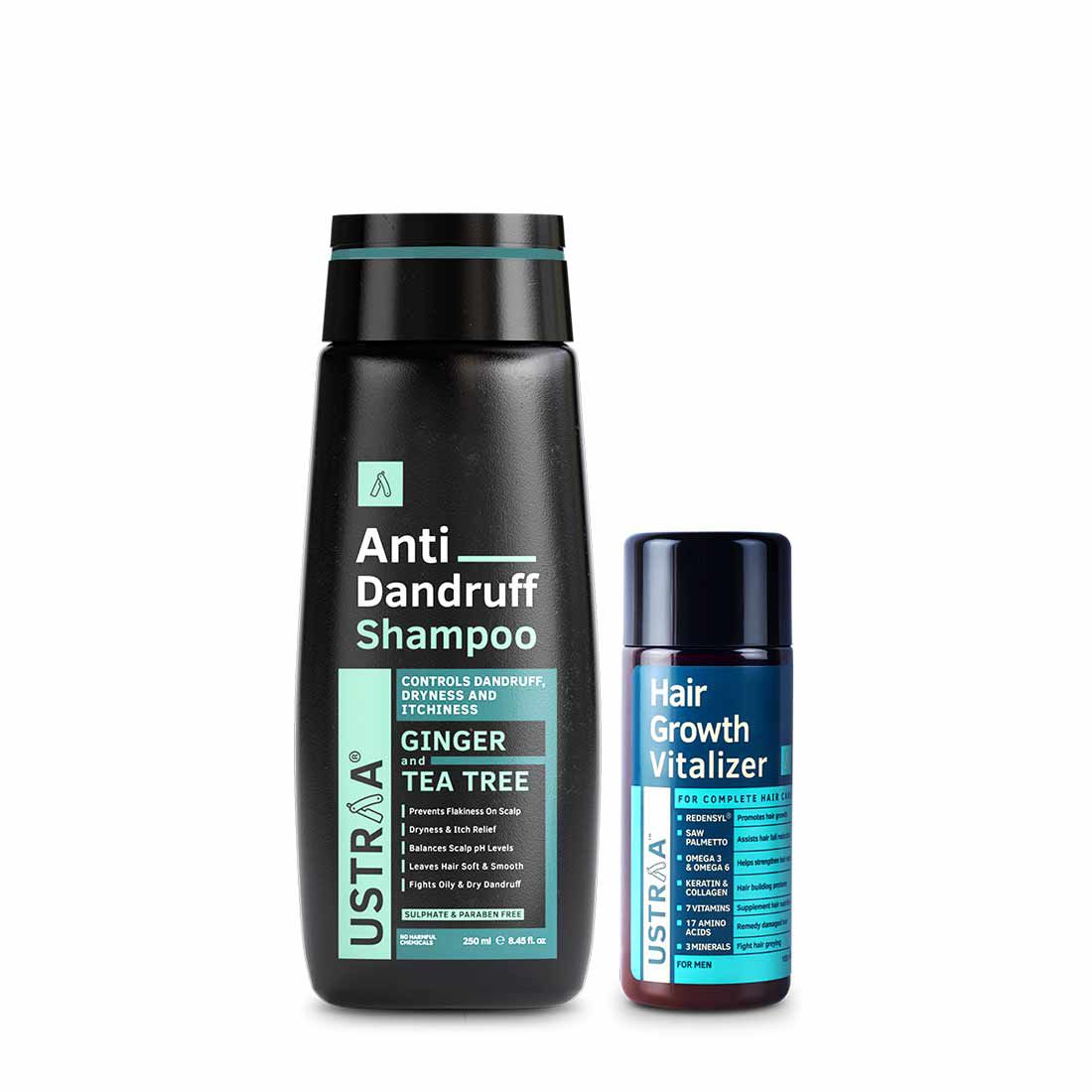     			Ustraa Hair Growth Vitalizer -100 g & Anti Dandruff Shampoo -200 ml