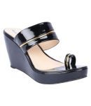 Feel It -  Black Women's Wedges Heels