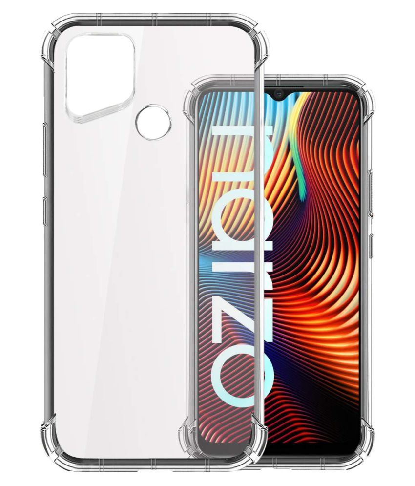     			Realme Narzo 20 Bumper Cases Kosher Traders - Transparent Premium Transparent Case