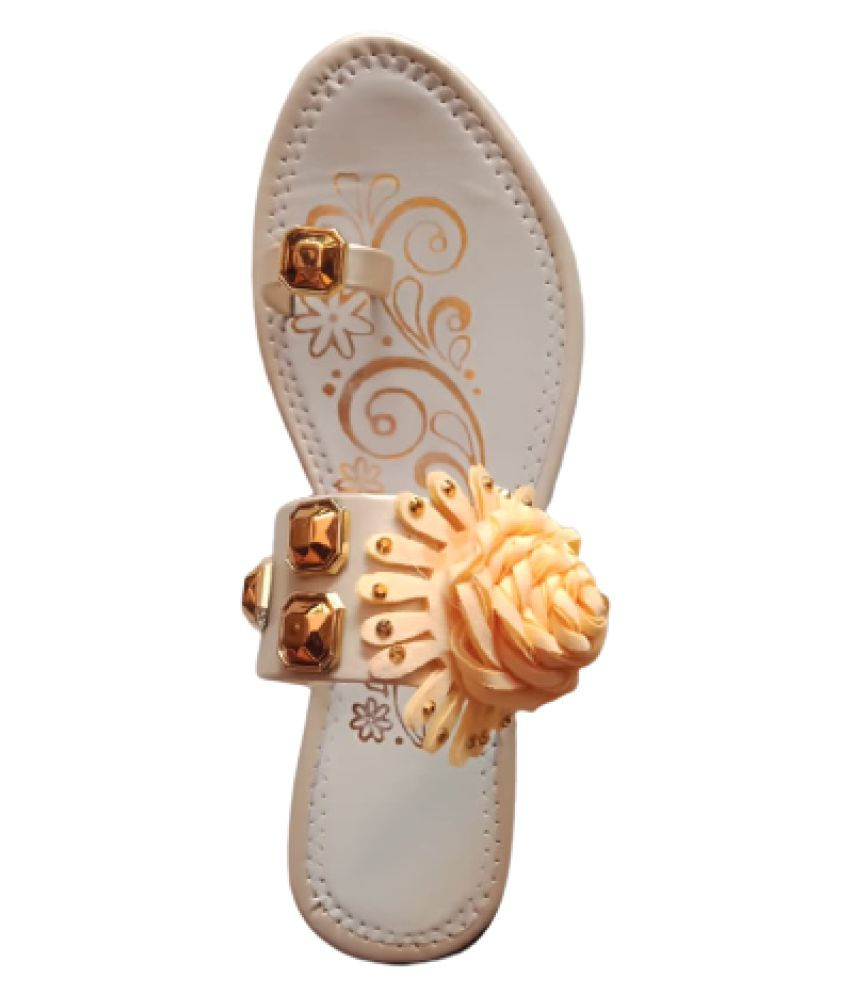 peach color slippers