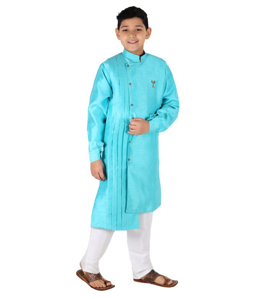     			Fourfolds Ethnic Wear Kurta Pyjama Set For Kids & Boys_FE734