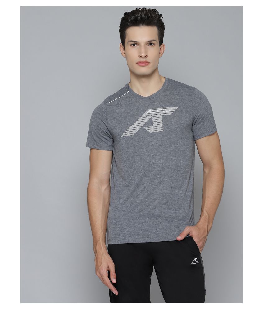     			Alcis - Grey Melange Polyester Regular Fit Men's Sports Polo T-Shirt ( Pack of 1 )