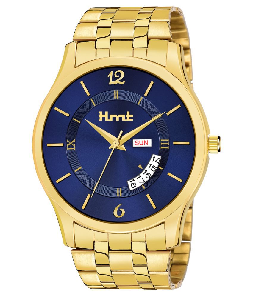     			EHMT - Gold Stainless Steel Analog Men's Watch