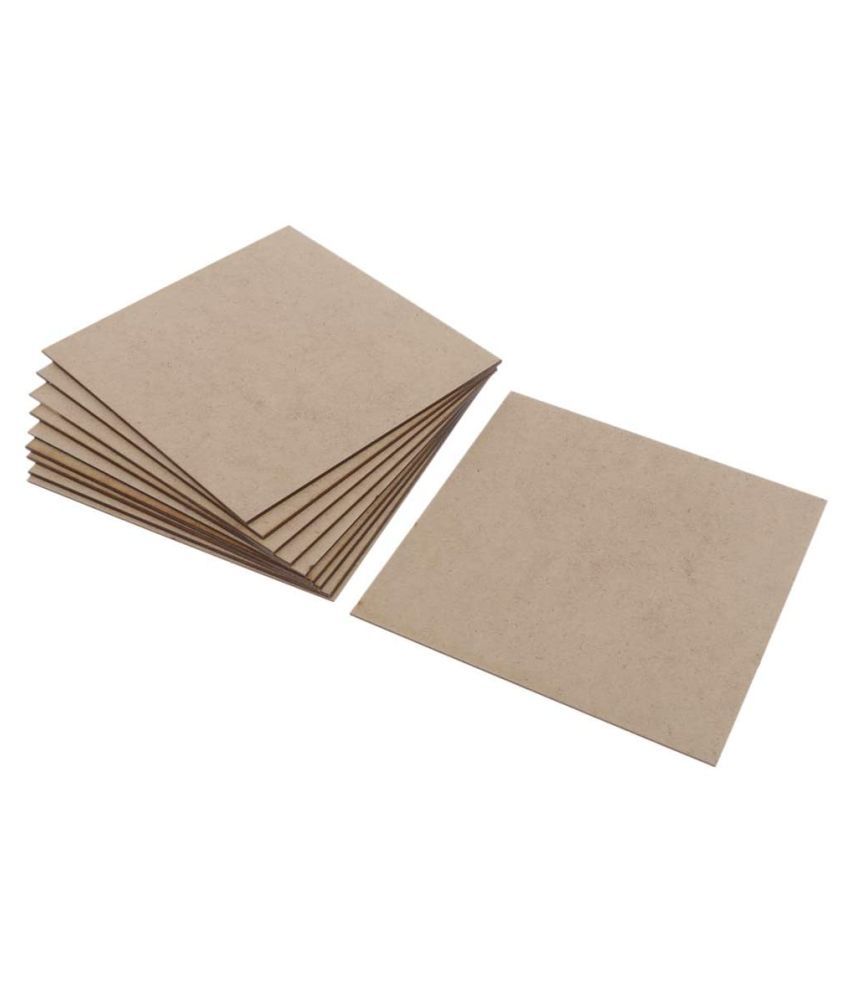 Whittlewud 10 Sheets 5.5 mm Thick 8 In x 10 In MDF Boards for Art and