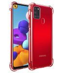 Samsung Galaxy A21s Bumper Cases KOVADO - Transparent Premium Transparent Case