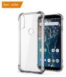 Xiaomi Mi A2 Bumper Cases Megha Star - Transparent Premium Transparent Case