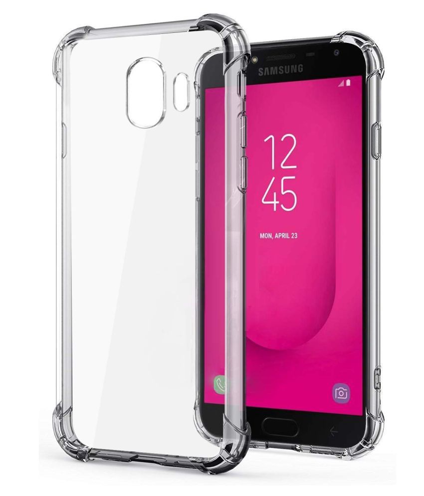     			Samsung Galaxy J4 Bumper Cases Megha Star - Transparent Premium Transparent Case