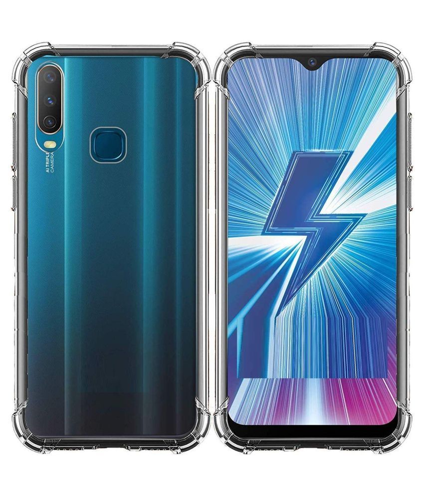     			Vivo U20 Bumper Cases Megha Star - Transparent Premium Transparent Case