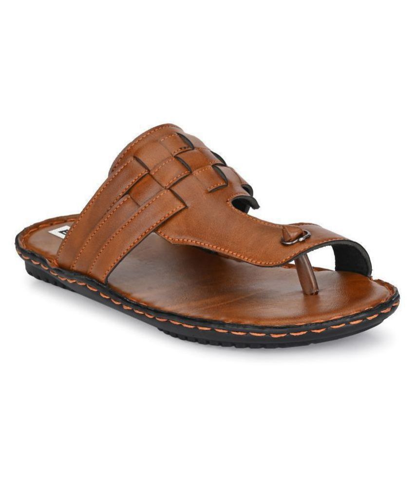 bucik tan leather slippers