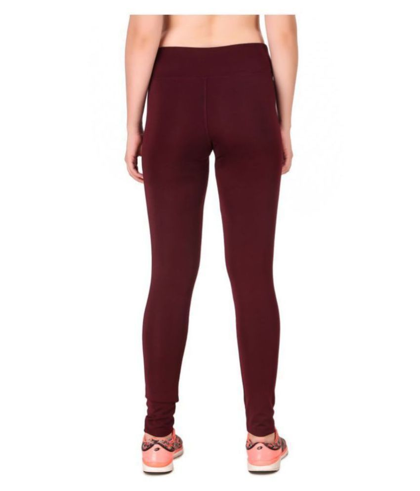 nike maroon tights